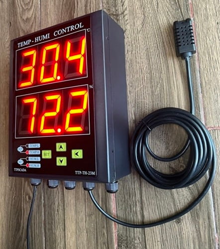 bộ cảnh báo nhiệt độ độ ẩm TTP-TH-23M